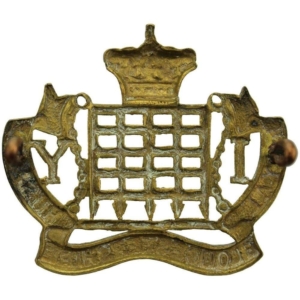WW1 Royal Gloucestershire Hussars Imperial Yeomanry Regiment Cap Badge