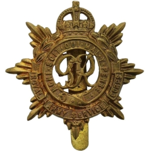 WW2 Royal Army Service Corps (George VI) RASC Cap Badge