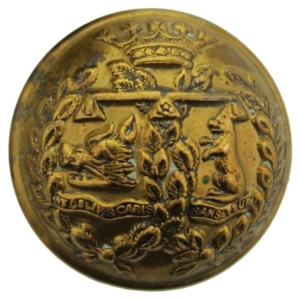 WW1 Argyll and Sutherland Highlanders Scottish Regiment Tunic Button - 26mm