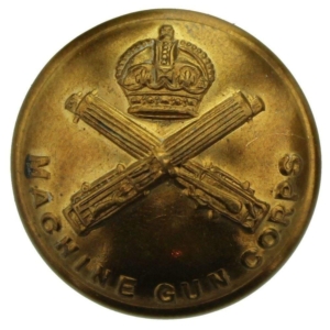 WW1 Machine Gun Corps MGC Tunic Button - 26mm