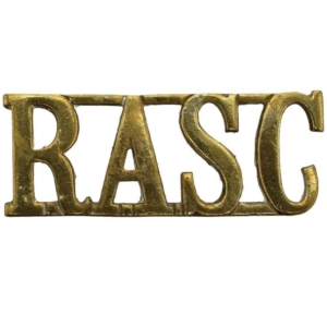 WW1 Royal Army Service Corps RASC Shoulder Title