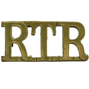 WW2 Royal Tank Regiment RTR Shoulder Title