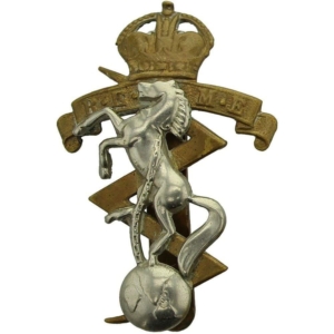 WW2 Royal Electrical & Mechanical Engineers REME Cap Badge