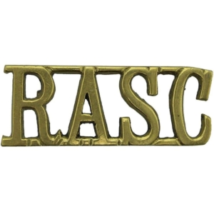 WW2 Royal Army Service Corps RASC Shoulder Title