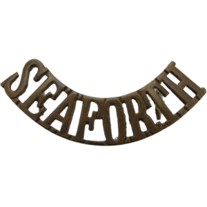 Seaforth Highlanders Scottish Regiment Shoulder Title