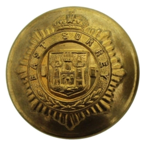WW1 East Surrey Regiment Tunic Button - 26mm