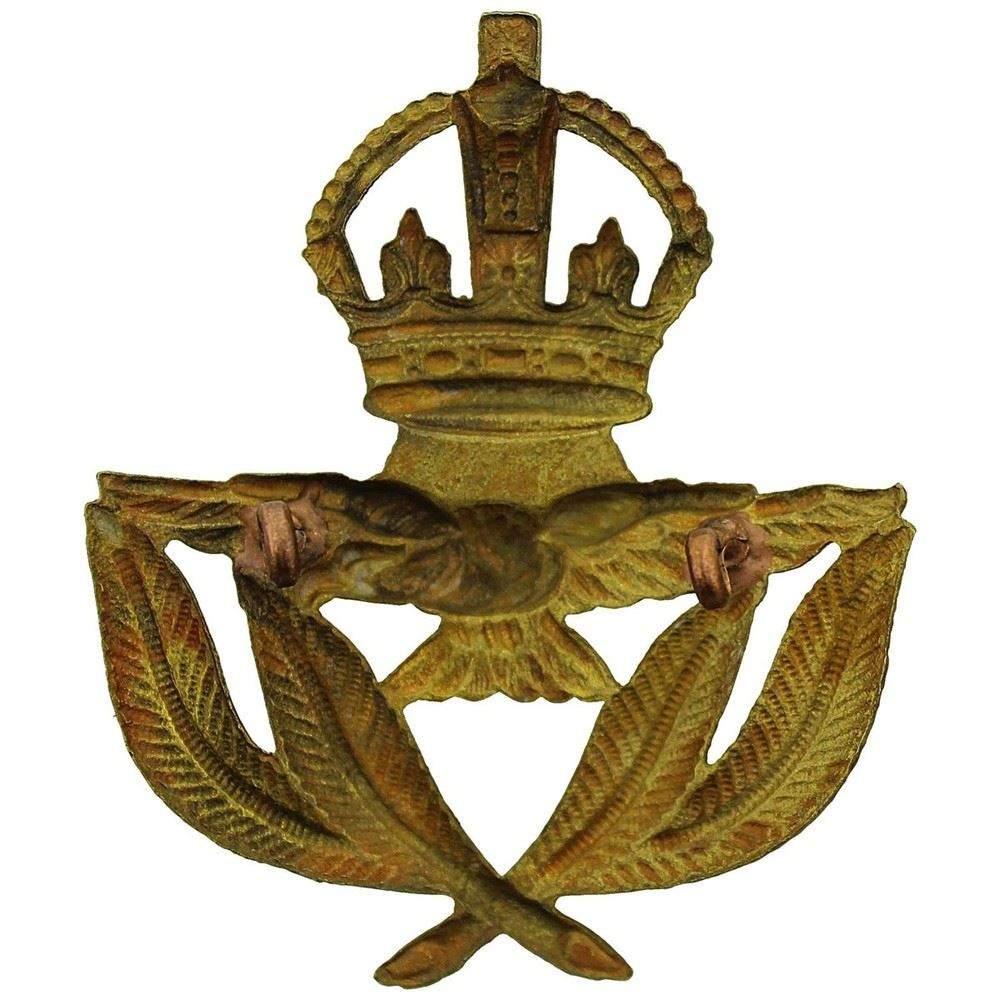 WW2 Royal Air Force RAF WARRANT OFFICERS Cap Badge - British Military ...