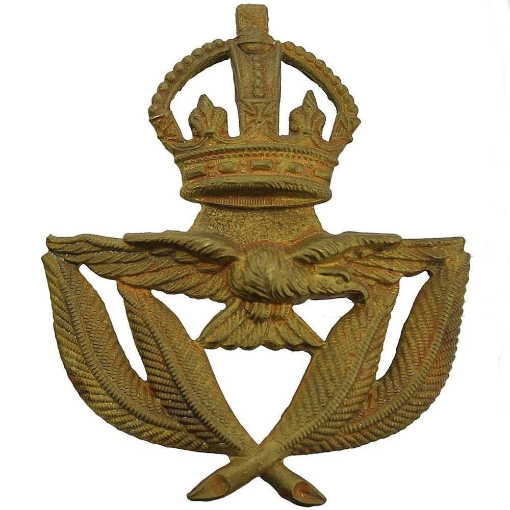 WW2 Royal Air Force RAF WARRANT OFFICERS Cap Badge - British Military ...