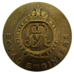 WW1 Royal Engineers Corps (George V) Tunic Button - 25mm