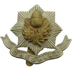 WW1 Cheshire Regiment Cap Badge - FIRST PATTERN