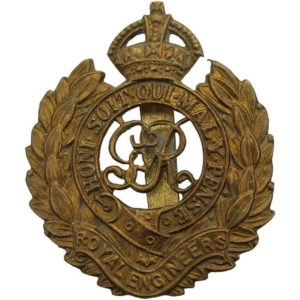 WW1 Royal Engineers Corps (George V) Cap Badge