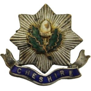 WW1 Cheshire Regiment Sweetheart Brooch