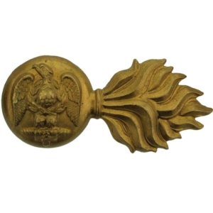 WW1 Royal Irish Fusiliers Regiment Collar Badge