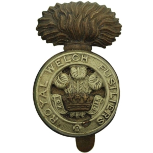 WW1 Royal Welch Fusiliers Regiment RWF Cap Badge