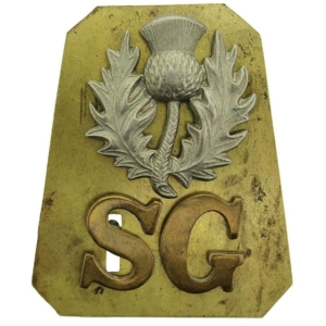 Scots Guards Regiment (Scottish) Shoulder Title