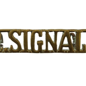 WW2 Royal Corps of Signals RCOS Shoulder Title