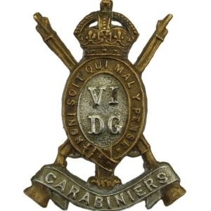 6th Dragoon Guards (VI Carabiniers) Regiment Collar Badge