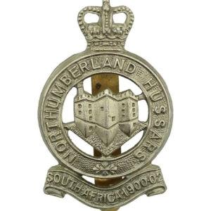 Northumberland Hussars (Yeomanry) Regiment Cap Badge - Queens Crown