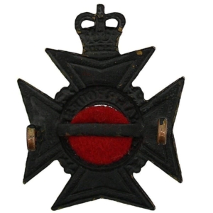 The Royal Rhodesia Regiment Rhodesian Army Cap Badge - Queens Crown