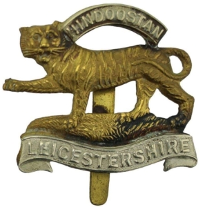 WW1 Leicestershire Regiment Cap Badge