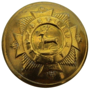 WW1 Bedfordshire Regiment Tunic Button - 26mm
