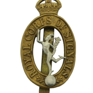 WW2 Royal Corps of Signals RCOS Cap Badge