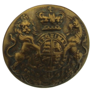 VICTORIAN General Service Corps Tunic Button QVC - 24mm
