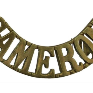 WW1 Queens Own Cameron Highlanders Regiment Shoulder Title