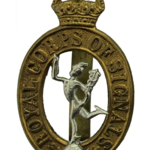 WW2 Royal Corps of Signals RCOS Cap Badge