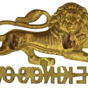 WW1 Kings Own Royal Lancaster Regiment King's Cap Badge
