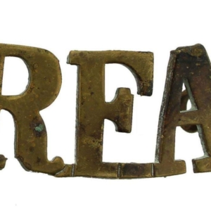 WW1 Royal Field Artillery RFA Shoulder Title