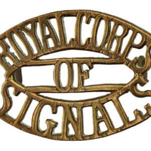 WW2 Royal Corps of Signals RCOS Shoulder Title