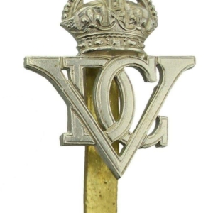 WW2 5th Inniskilling Dragoon Guards Regiment Irish Cap Badge