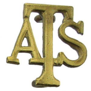 WW2 Auxiliary Territorial Service ATS Shoulder Title