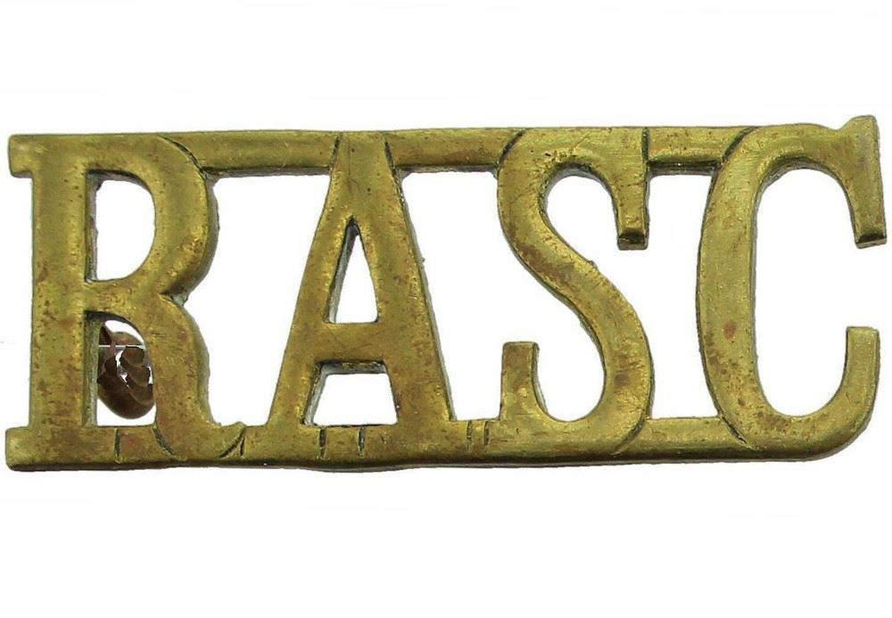 Ww2 Rasc Markings WW2 Royal Army Service Corps RASC Shoulder Title - British Military Badges