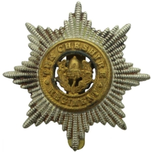 WW2 Cheshire Regiment Cap Badge