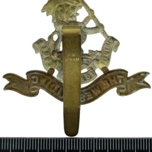 WW1 Duke of Wellington's West Riding Regiment Cap Badge - F.N. B'HAM Makers Mark