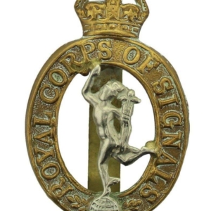WW2 Royal Corps of Signals RCOS Cap Badge