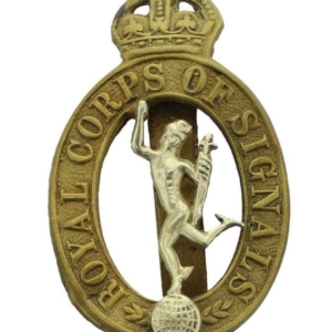WW2 Royal Corps of Signals RCOS Cap Badge