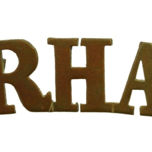 WW1 Royal Horse Artillery Regiment RHA Shoulder Title