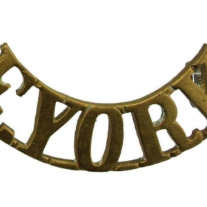 WW1 East Yorkshire Regiment Shoulder Title