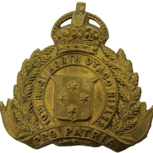 WW1 New Zealand Army 10th North Otago Rifles Regiment Cap Badge
