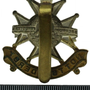 WW1 Sherwood Foresters (Notts and Derby) Regiment Cap Badge
