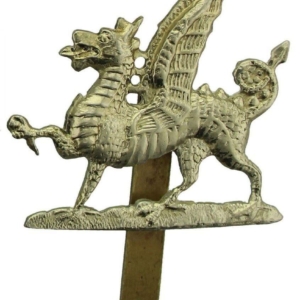 WW1 1st Monmouthshire Regiment Cap Badge - First Pattern
