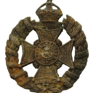 UK Dug Detecting Find - WW1 Rifle Brigade Regiment Relic Cap Badge