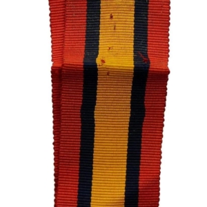 Boer War Spare Queens South Africa QSA Medal SILK Ribbon - 6 Inches