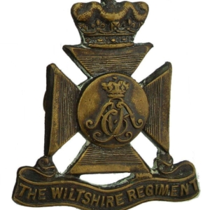 The Wiltshire Regiment OFFICERS Bronze Collar Badge
