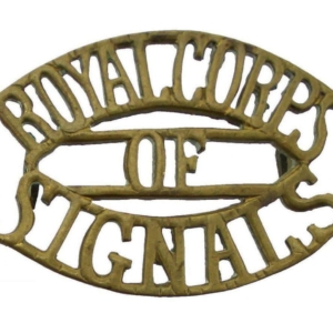 WW2 Royal Corps of Signals RCOS Shoulder Title