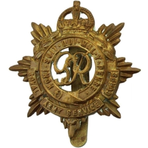 WW2 Royal Army Service Corps (George VI) RASC Cap Badge