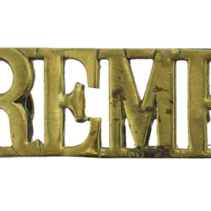 WW2 Royal Electrical & Mechanical Engineers REME Shoulder Title